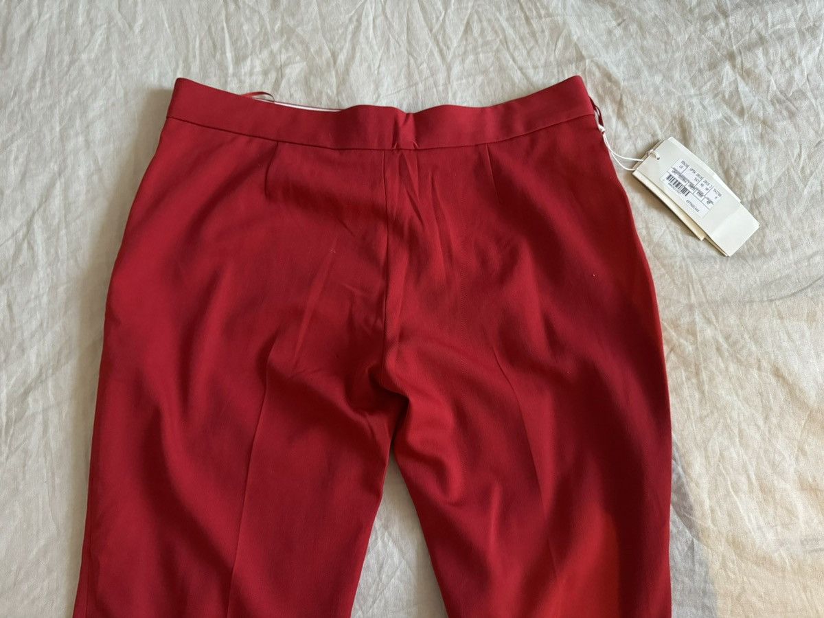 Stella McCartney BNWT Stella McCartney 42 red trousers elegant zip Size 28" / US 6 / IT 42 - 3 Thumbnail