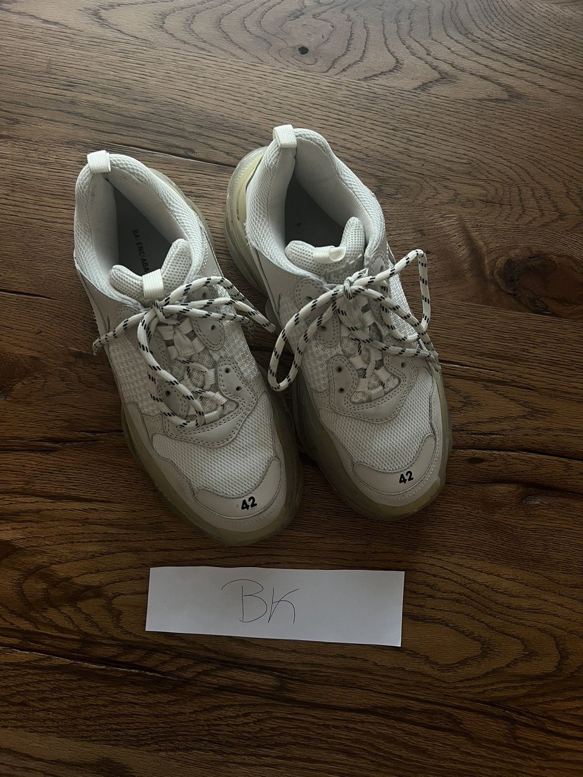 Balenciaga Balenciaga Triple S White Size US 8.5 / EU 41-42 - 2 Thumbnail