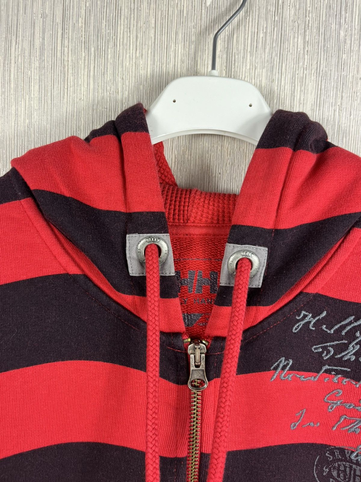 Helly Hansen × Seditionaries × Vintage Vintage Helly Hanse y2k zip hoodie striped sweatshirt Size US M / EU 48-50 / 2 - 10 Thumbnail