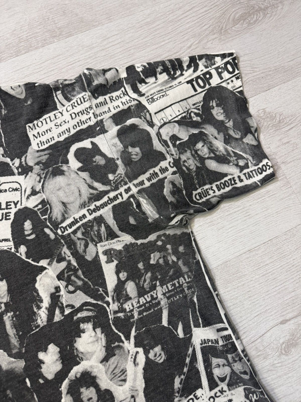 Other 90’s Vintage Motley Crue Newspaper Fans Are The Best AOP Tee Size US XL / EU 56 / 4 - 8 Thumbnail