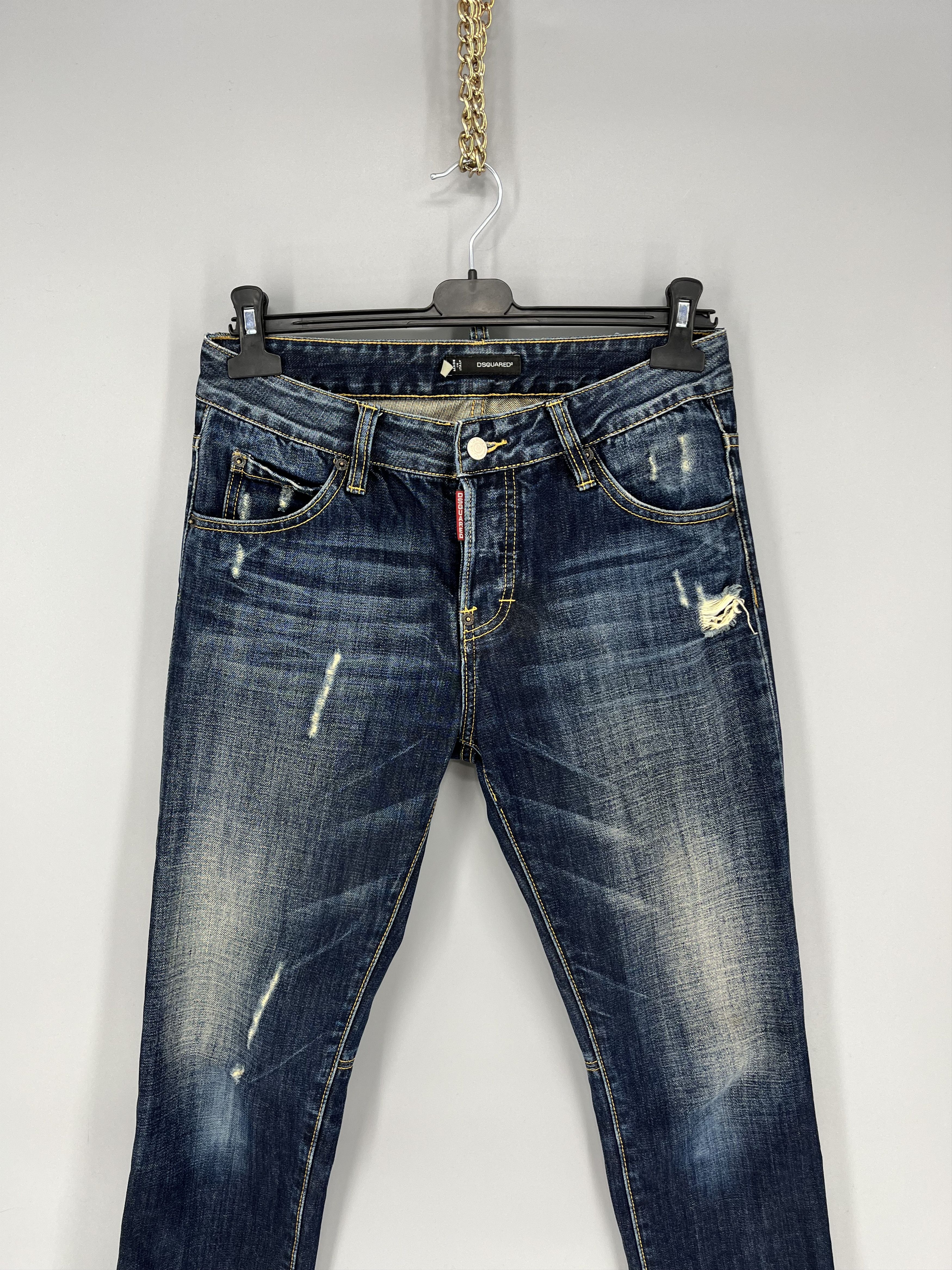 Dsquared2 Vintage Dsquared2 Jeans Denim Skinny Fit Luxary Style Size US 27 - 2 Thumbnail