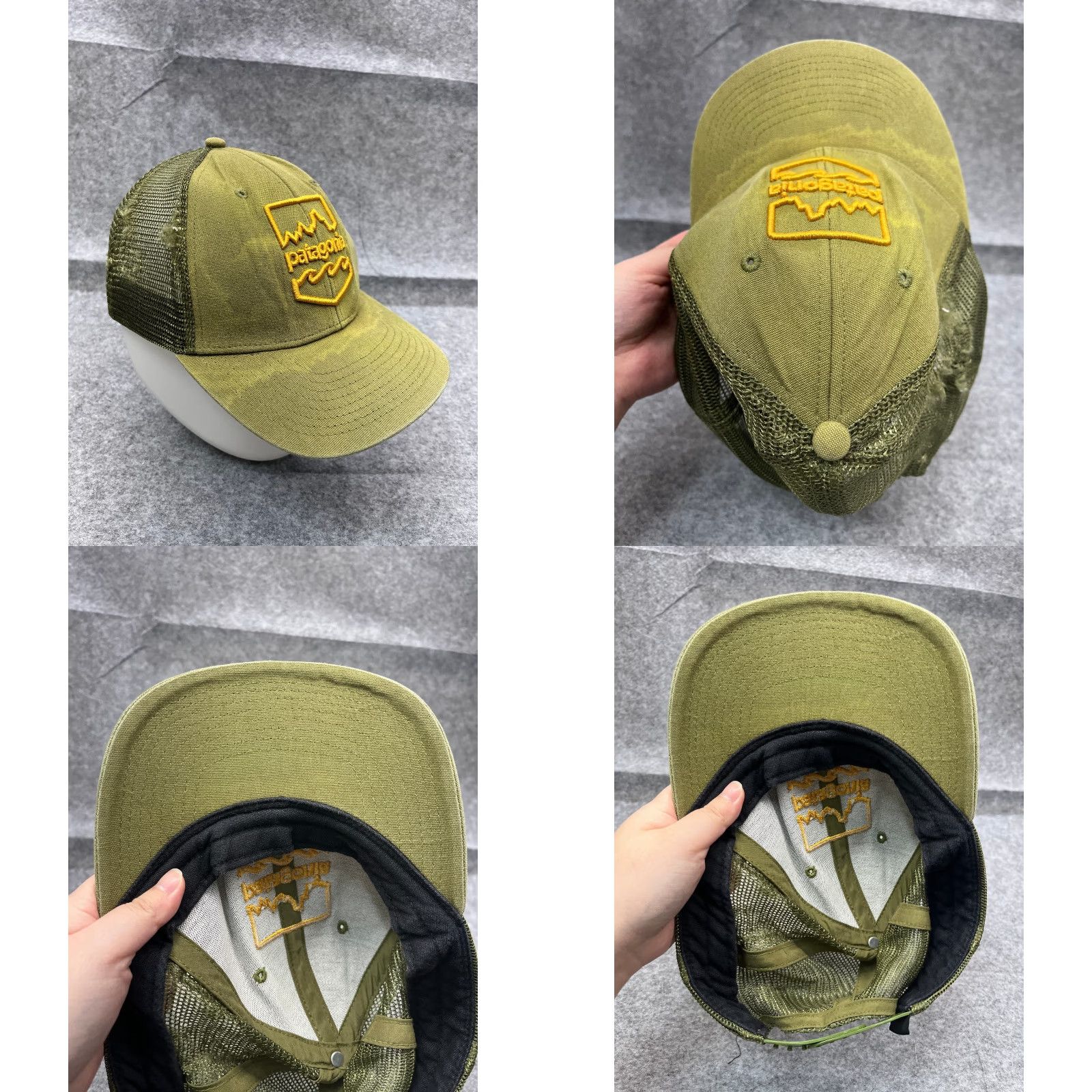 Patagonia Patagonia Hat Cap Trucker Adult One Size Green Fitz Roy Embroidered Size ONE SIZE - 8 Thumbnail