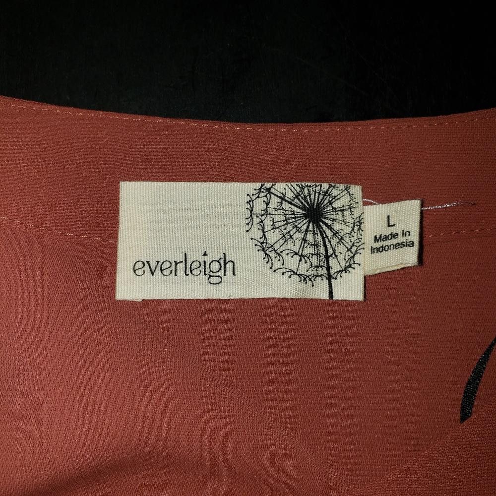 Designer CT239 Everleigh Orange Ladies Short Sleeve Blouse L Size L / US 10 / IT 46 - 4 Thumbnail
