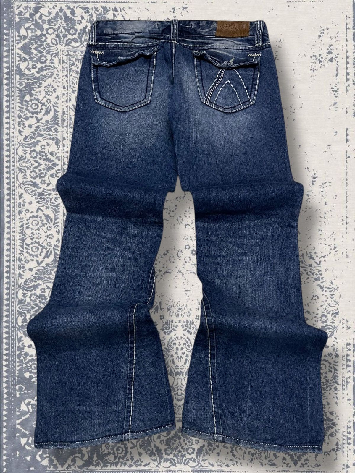 Designer × Japanese Brand × Vintage Vintage 90s Japan Designer Buckaroo Distressed Flared Denim Size US 30 / EU 46 - 8 Thumbnail