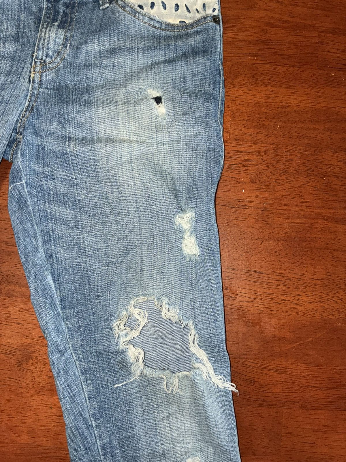 Guess Guess Jean Skinny Mid Women’s Size 26 Distressed Y2K Grunge Size 26" / US 2 / IT 38 - 5 Thumbnail