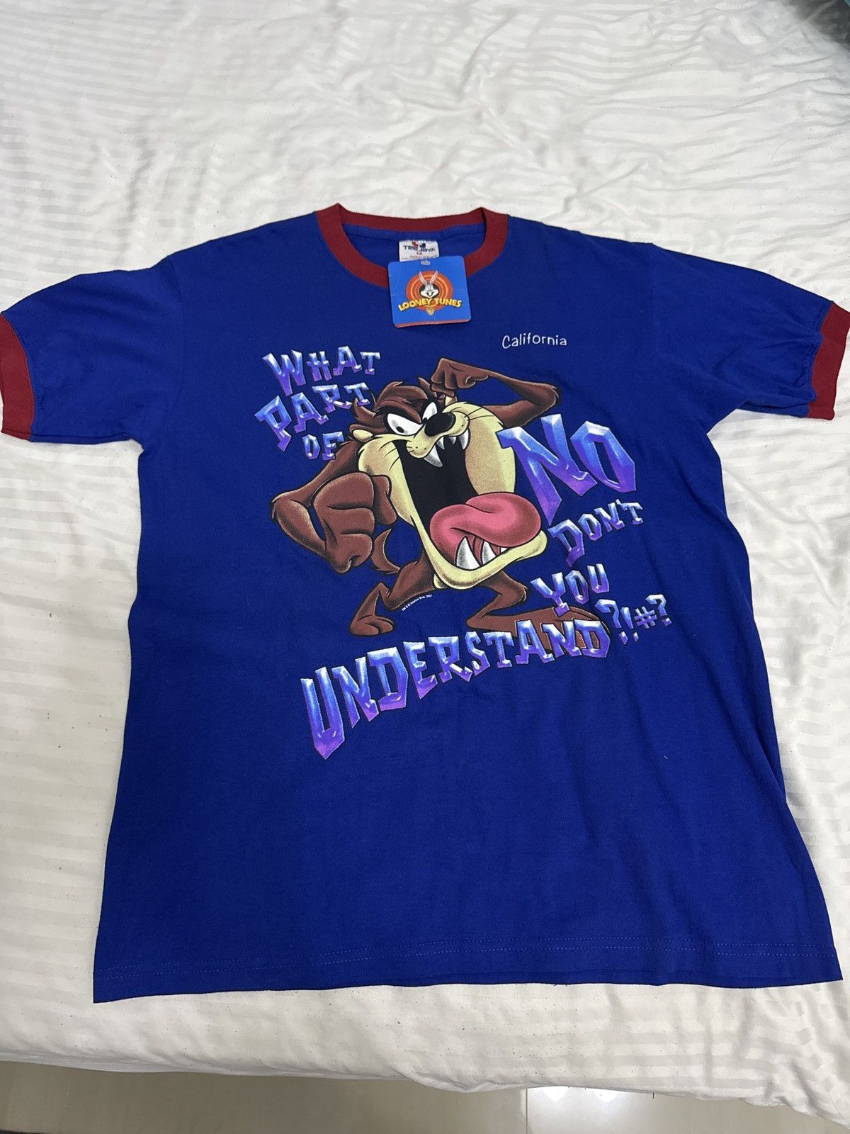 TEE JAYS Vintage Looney Tunes Tee Jays Taz Tee USA Made M Deadstock Size US M / EU 48-50 / 2 - 1 Thumbnail