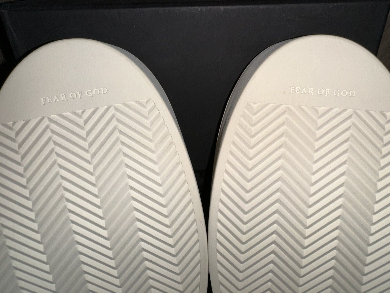Fear of God Sixth Collection 101 Lace Up Sneakers Bone/Cream Size US 12 / EU 45 - 4 Thumbnail