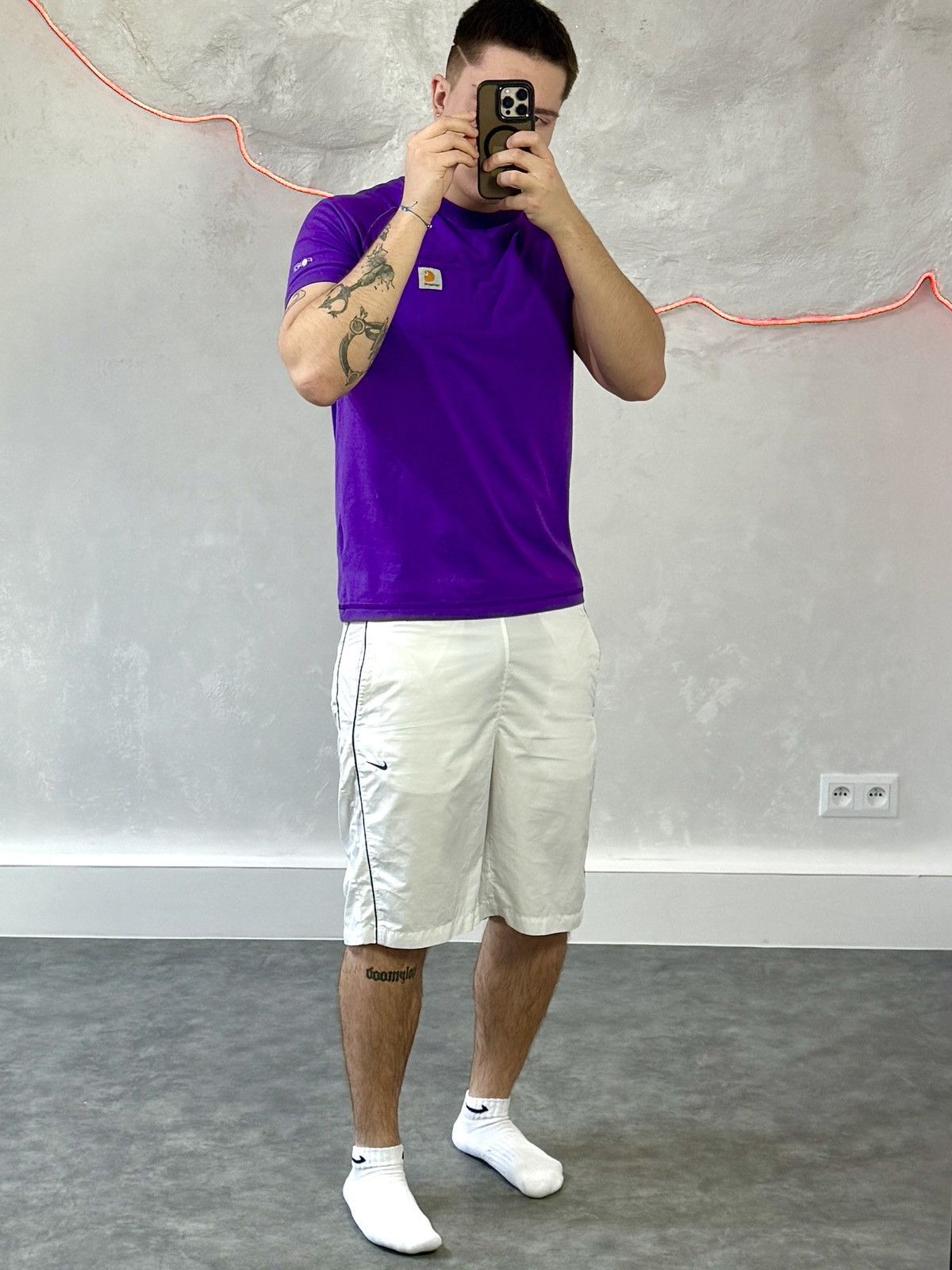 Nike Vintage nike athletic shorts 00s wide cargo baggy style Size US 34 / EU 50 - 1 Thumbnail