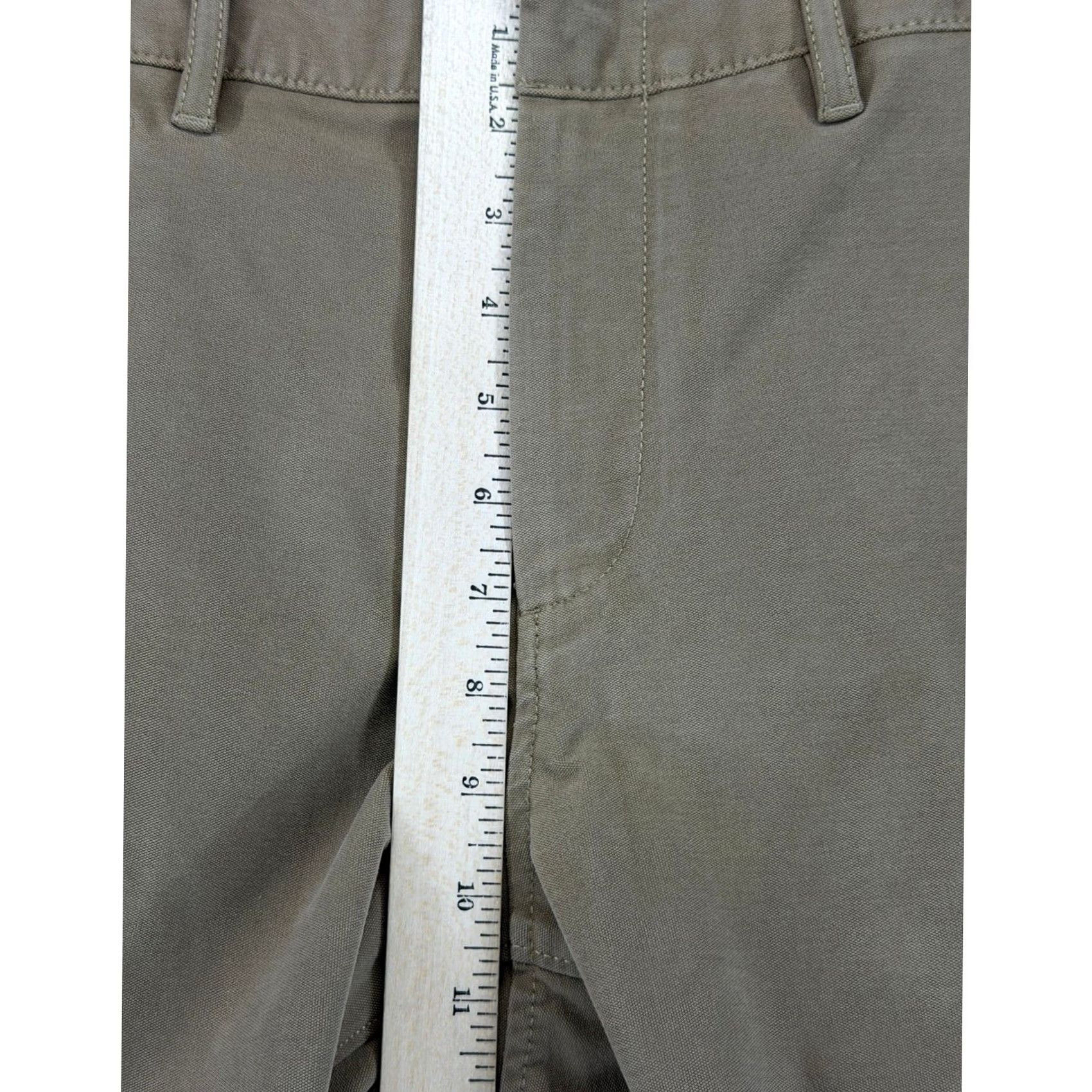 J.Crew J.CREW 484 Slim Fit Chinos Khaki Tan Cotton Blend Mens Pants W33 L30 Chino Slm Pnts Beige Slim Mens Size US 33 - 5 Thumbnail