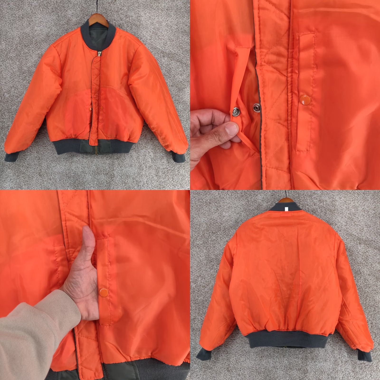 Rothco Rothco MA-1 Jacket Mens Small Reversible Flight Bomber Flyers Size US S / EU 44-46 / 1 - 10 Thumbnail
