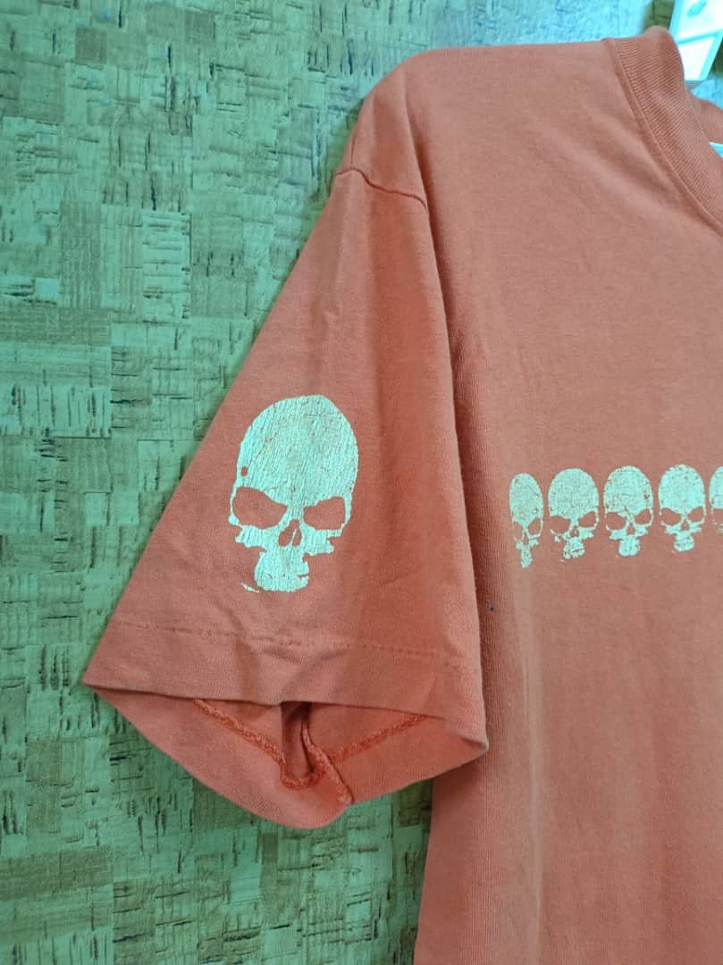 Designer × Vintage Vintage 90's Skulls Prints Front & Back Tee Size US M / EU 48-50 / 2 - 3 Thumbnail
