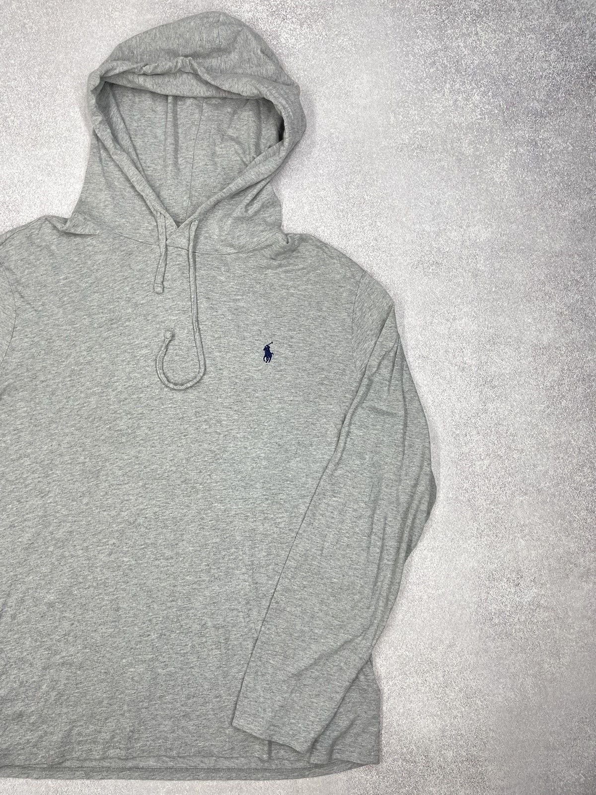 Polo Ralph Lauren × Rugby Ralph Lauren × Vintage Vintage Polo Ralph Lauren Grey Hoodie Y2K Rugby Size US L / EU 52-54 / 3 - 3 Thumbnail