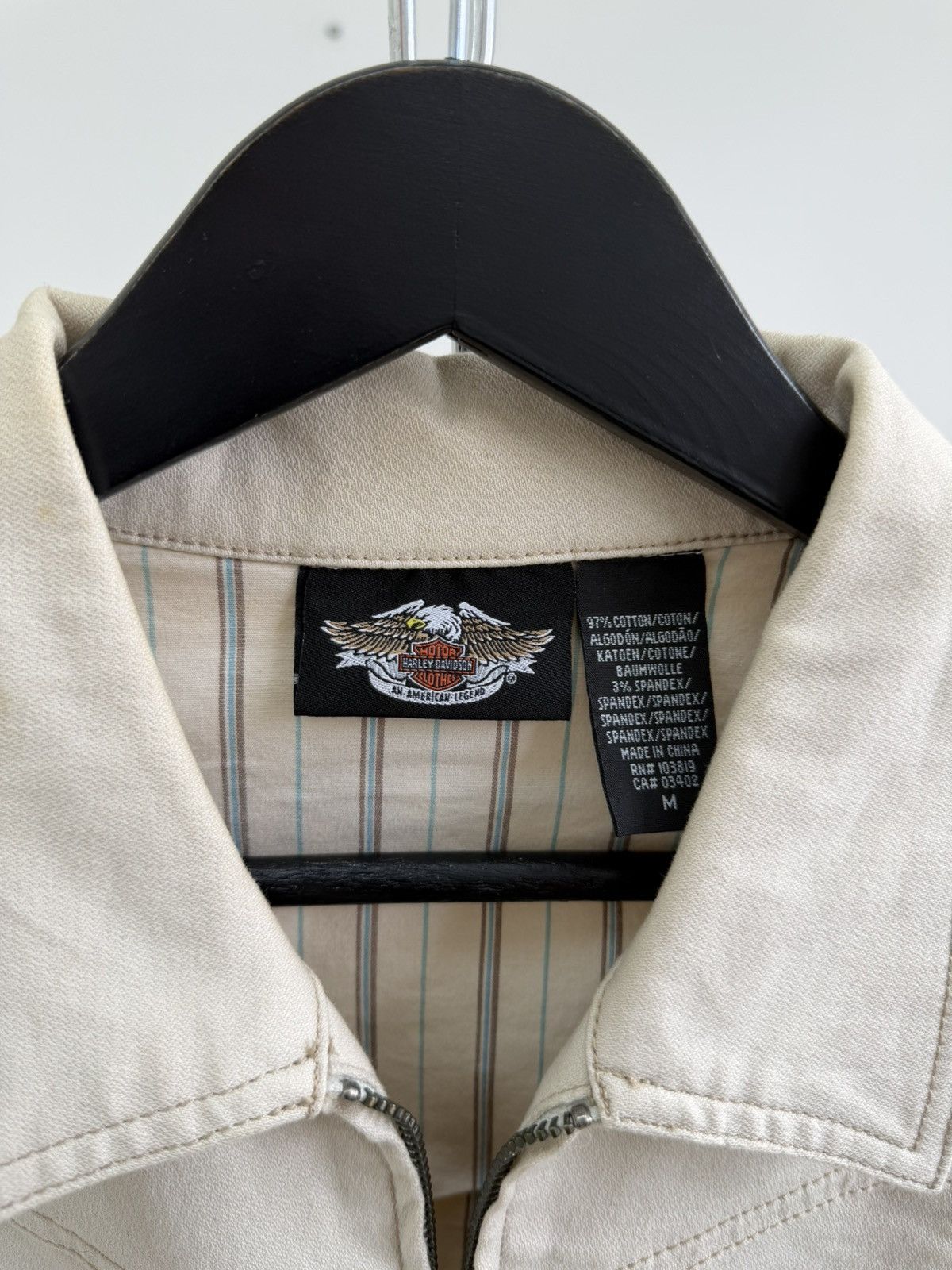 Harley Davidson 00s Harley-Davidson Moto Racing Biker Y2K Malboro Type Jacke Size US M / EU 48-50 / 2 - 7 Thumbnail