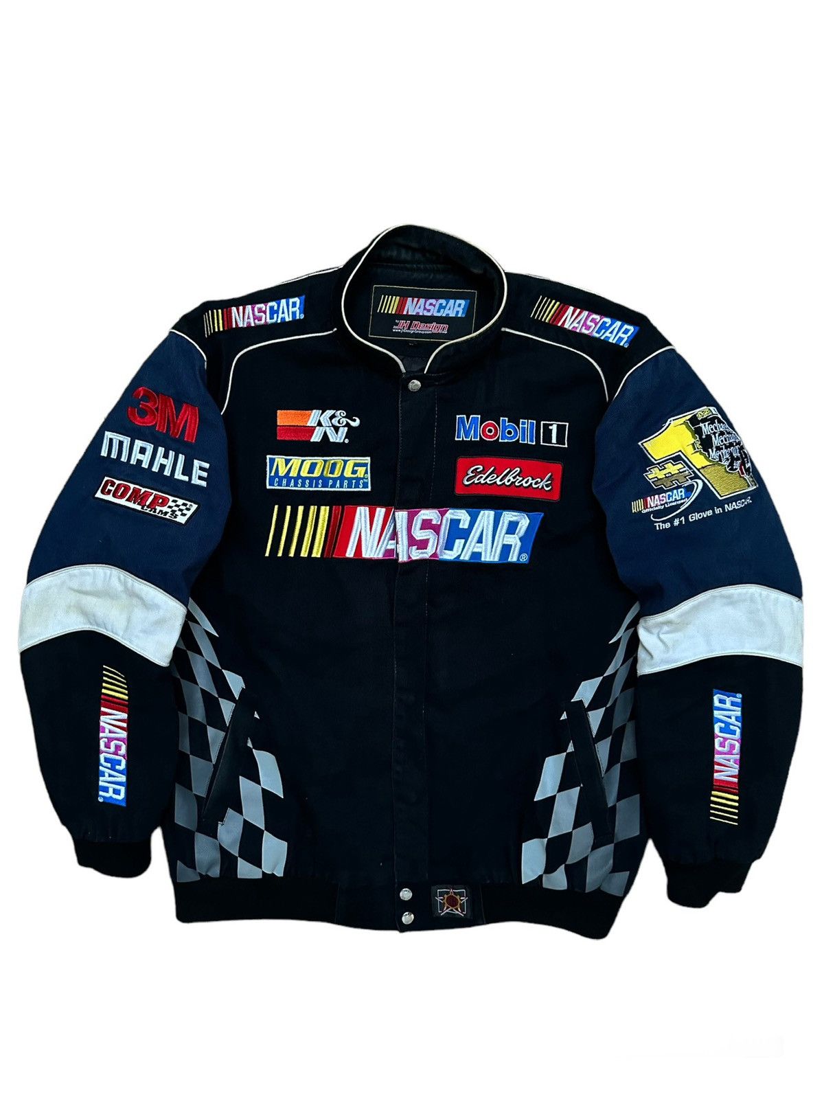 Image of Vintage 90’S Jeff Hamilton Nascar Racing Bomber Jacket, Men's (Size XL)