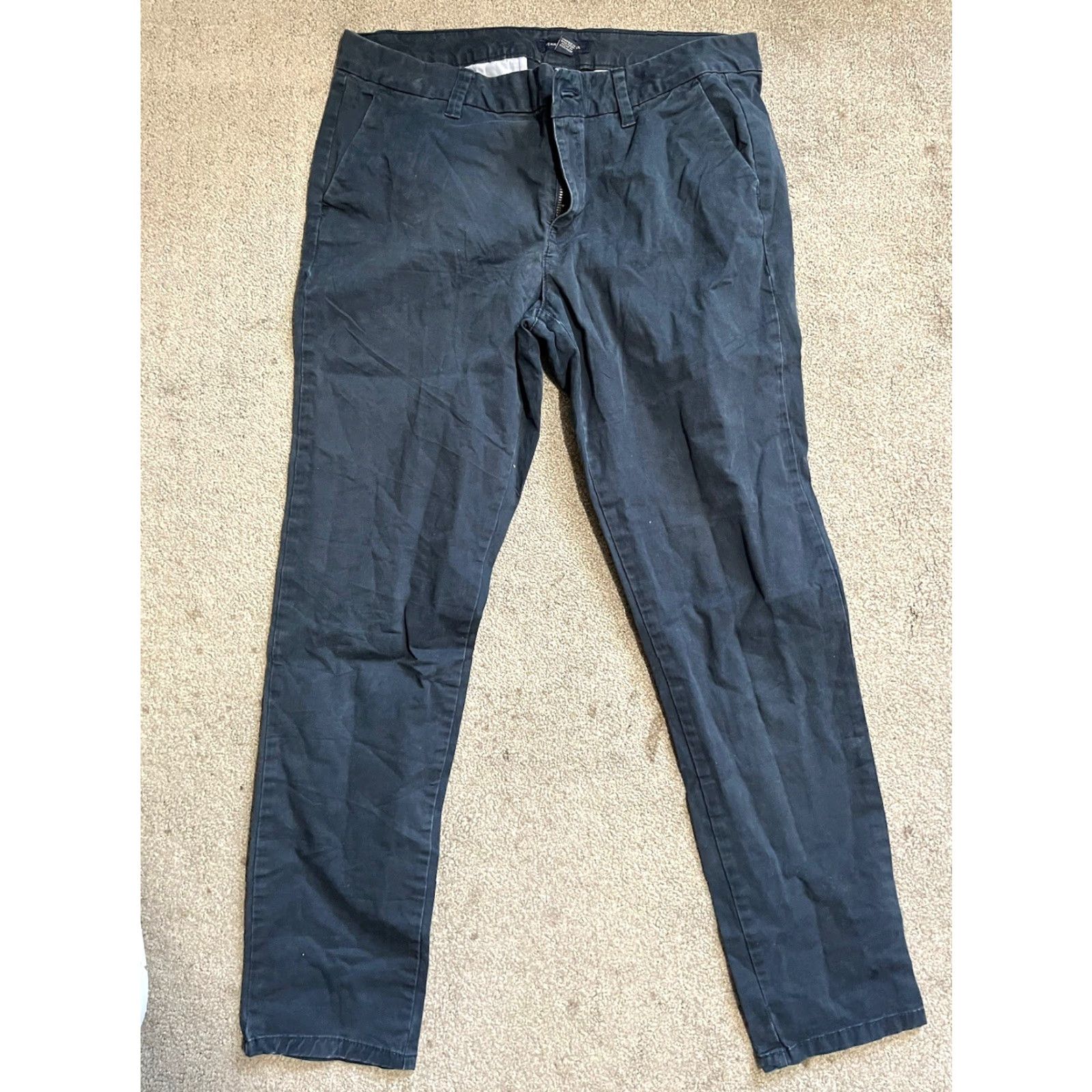 Tommy Hilfiger Tommy Hilfiger Hampton Chino Pants Size 8 Slim Navy Blue Size 30" / US 8 / IT 44 - 3 Thumbnail