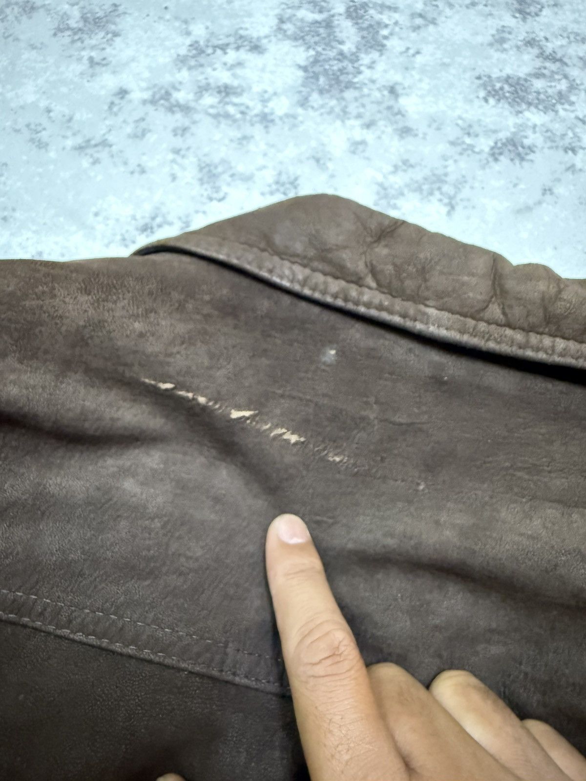 Vintage Vintage Victory Boat Line Suede Brown Jacket Wool lined Size US L / EU 52-54 / 3 - 15 Thumbnail