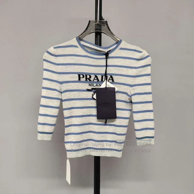 Prada Striped woollen sweater