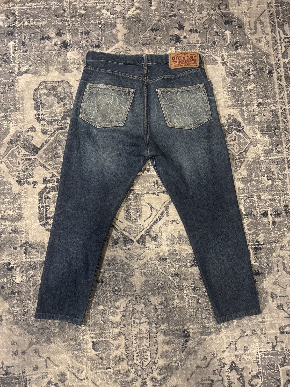 Bape BAPE camo cloud jeans Size US 34 / EU 50 - 1 Thumbnail