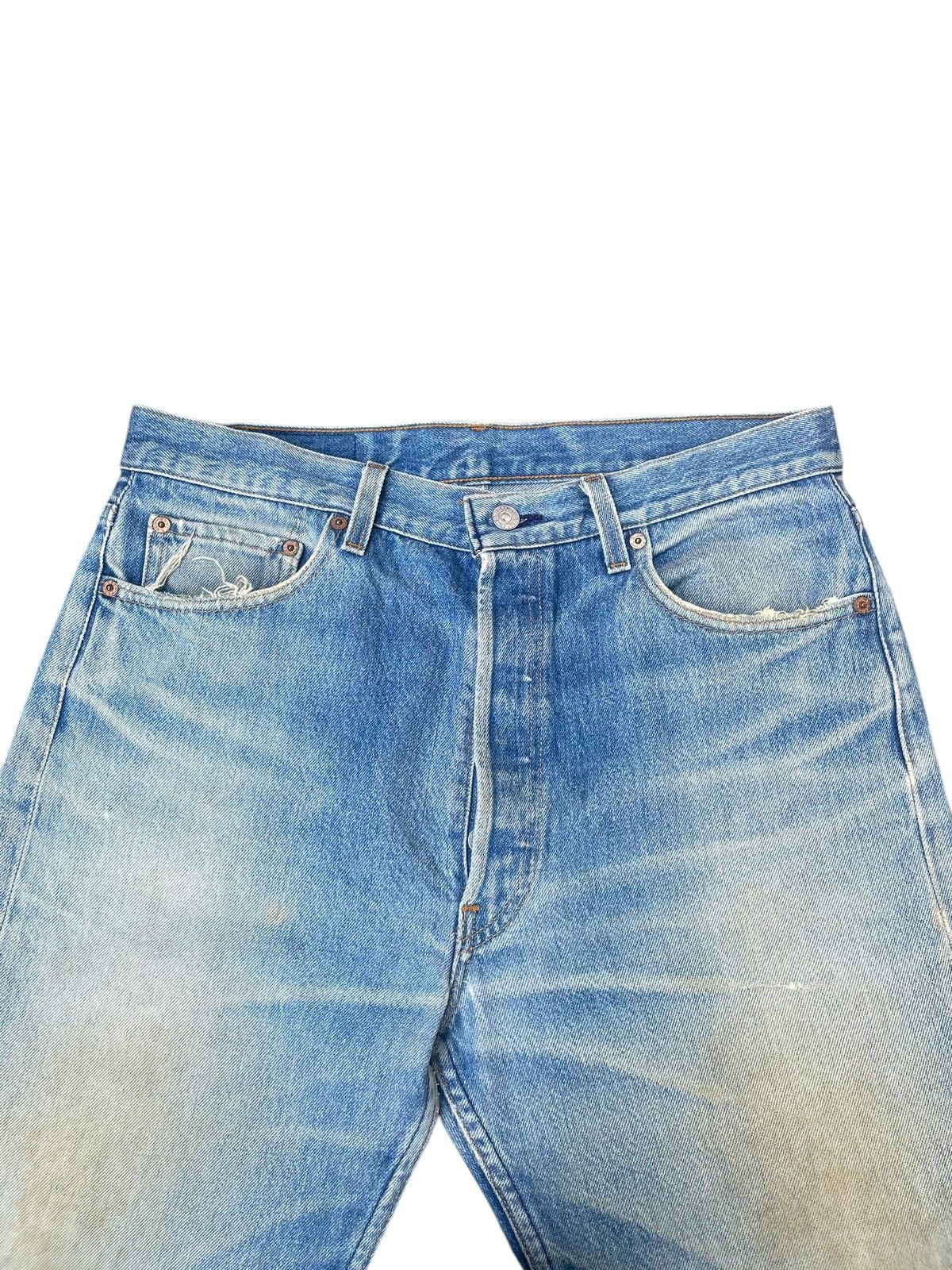 Levi's Vintage Clothing Vintage 1994 Levis 501XX Faded Distresed Size US 34 / EU 50 - 5 Thumbnail