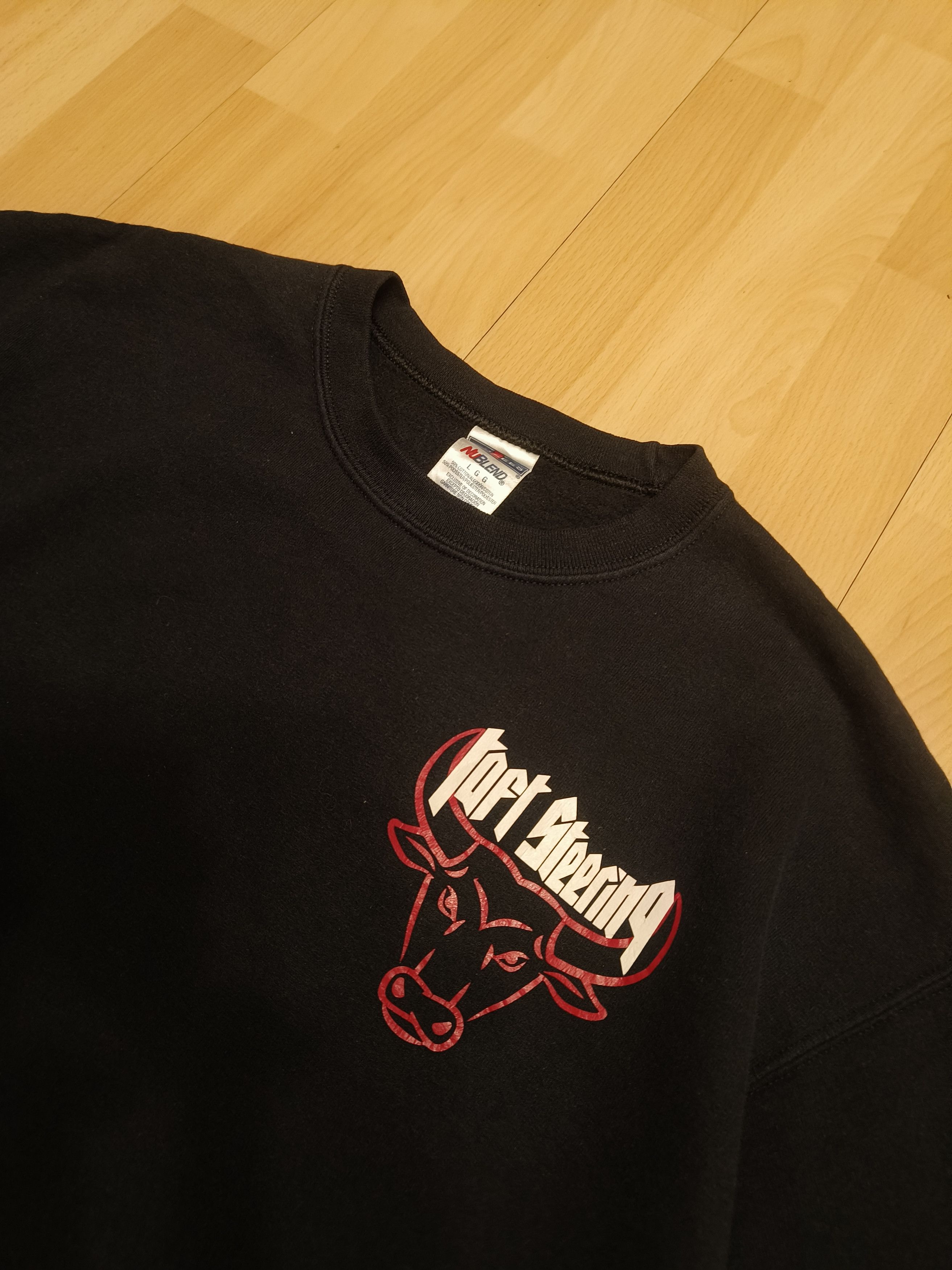 Jerzees × Vintage Jerzees Vintage 90s Crewneck Sweatshirt Hoodie Size US L / EU 52-54 / 3 - 3 Thumbnail