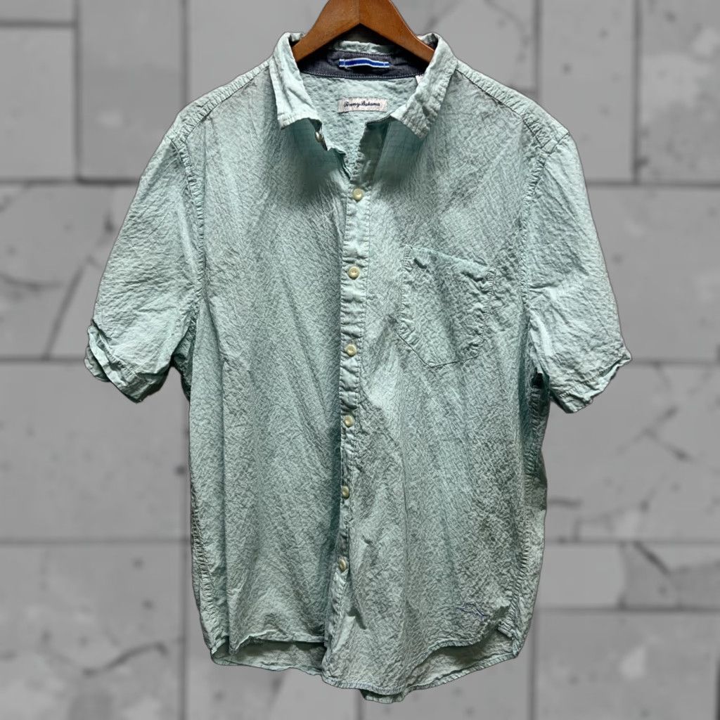Tommy Bahama Tommy Bahama Blue Hawaiian Shirt Mens XL Short Sleeve Button-Up Size US XL / EU 56 / 4 - 1 Thumbnail