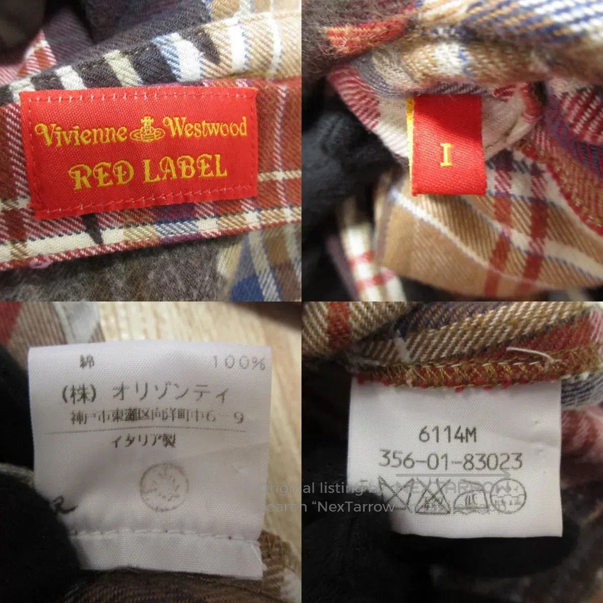 Vivienne Westwood Vivienne Westwood Red Plaid Button. Size M / US 6-8 / IT 42-44 - 9 Thumbnail