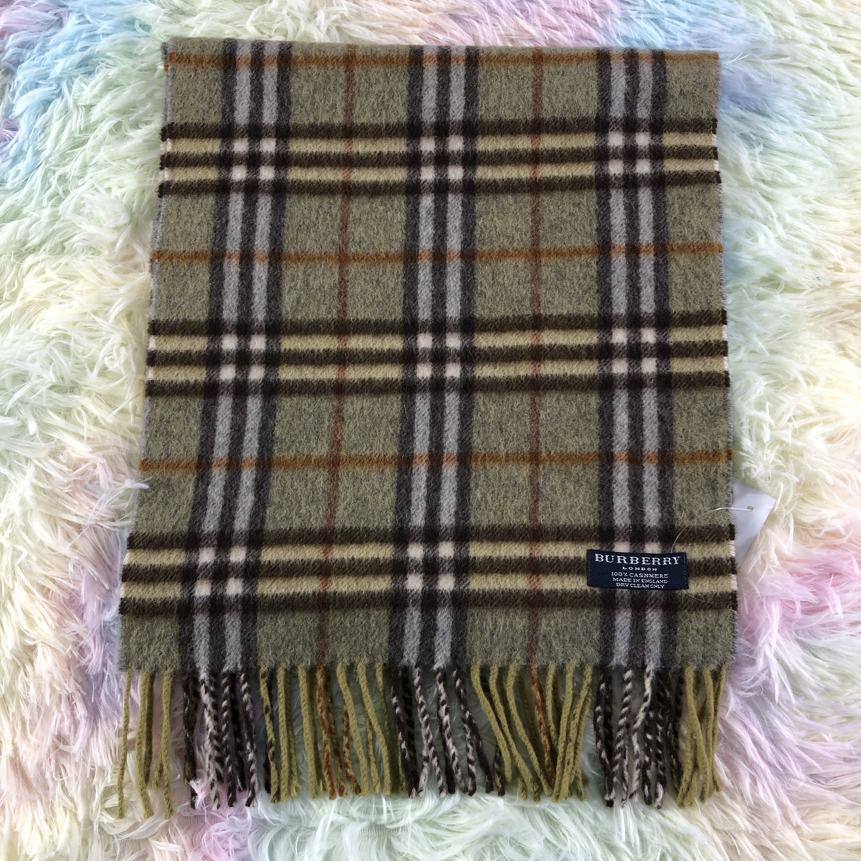 Burberry × Vintage Burberry Scarf / Muffler / Neckwear - KM129 Size ONE SIZE - 2 Thumbnail