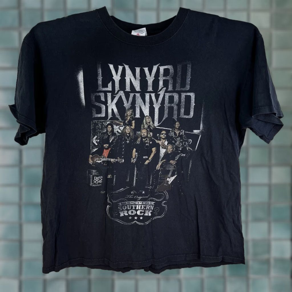 Anvil Lenard Skinner 2008 Tour T-Shirt Mens XL Black Graphic Print 90s Band Music Anvil Size US XL / EU 56 / 4 - 1 Thumbnail