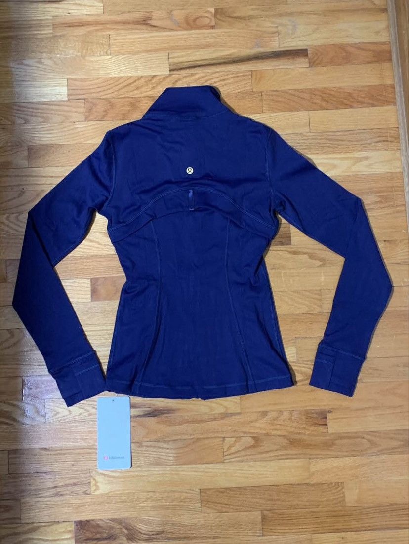 Lululemon Brand New Navy Blue Lululemon Define Jacket Size 2 Size XS / US 0-2 / IT 36-38 - 2 Thumbnail