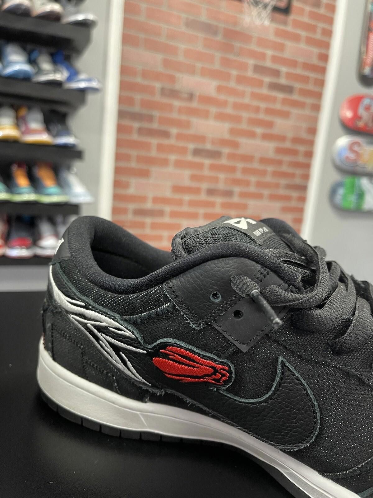 Nike Size 12 - Nike SB Dunk Low Wasted Youth Black Sneaker Size US 12 / EU 45 - 7 Thumbnail