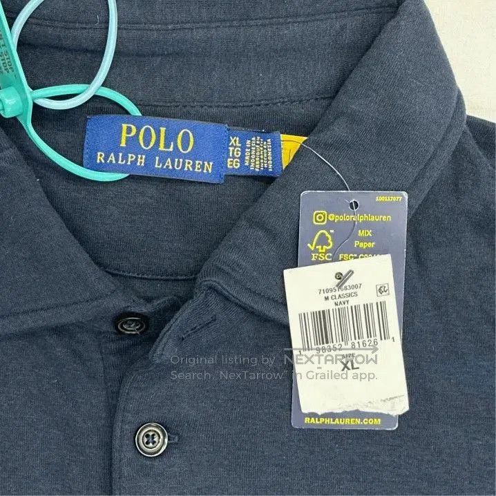 Polo Ralph Lauren Polo Ralph Lauren Men's Solid Logo Long. Size US XL / EU 56 / 4 - 2 Thumbnail