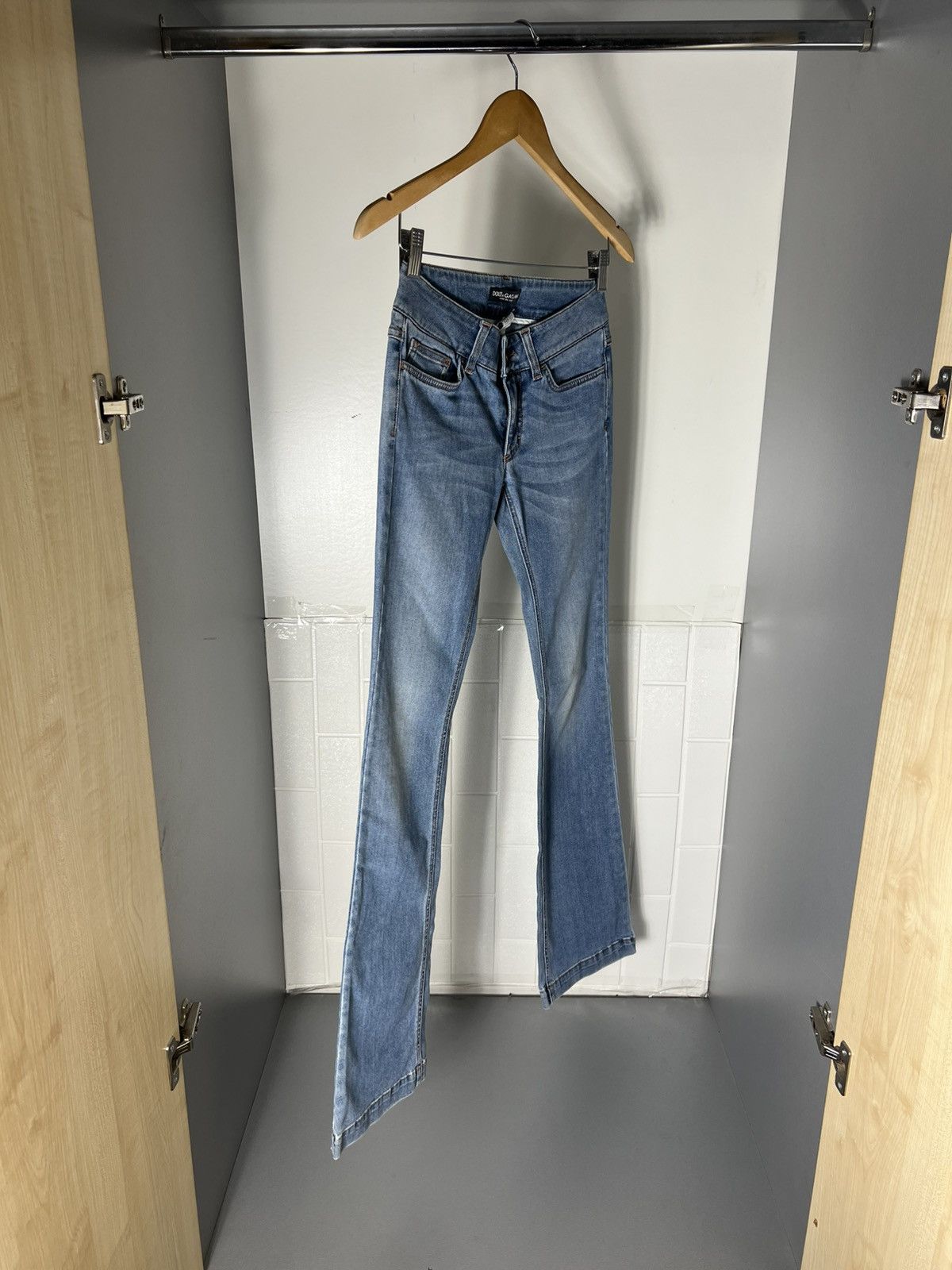 Dolce & Gabbana VINTAGE DOLCE & GABBANA ITALIAN DESIGNER DENIM JEANS Y2K 90s Size 26" / US 2 / IT 38 - 5 Thumbnail