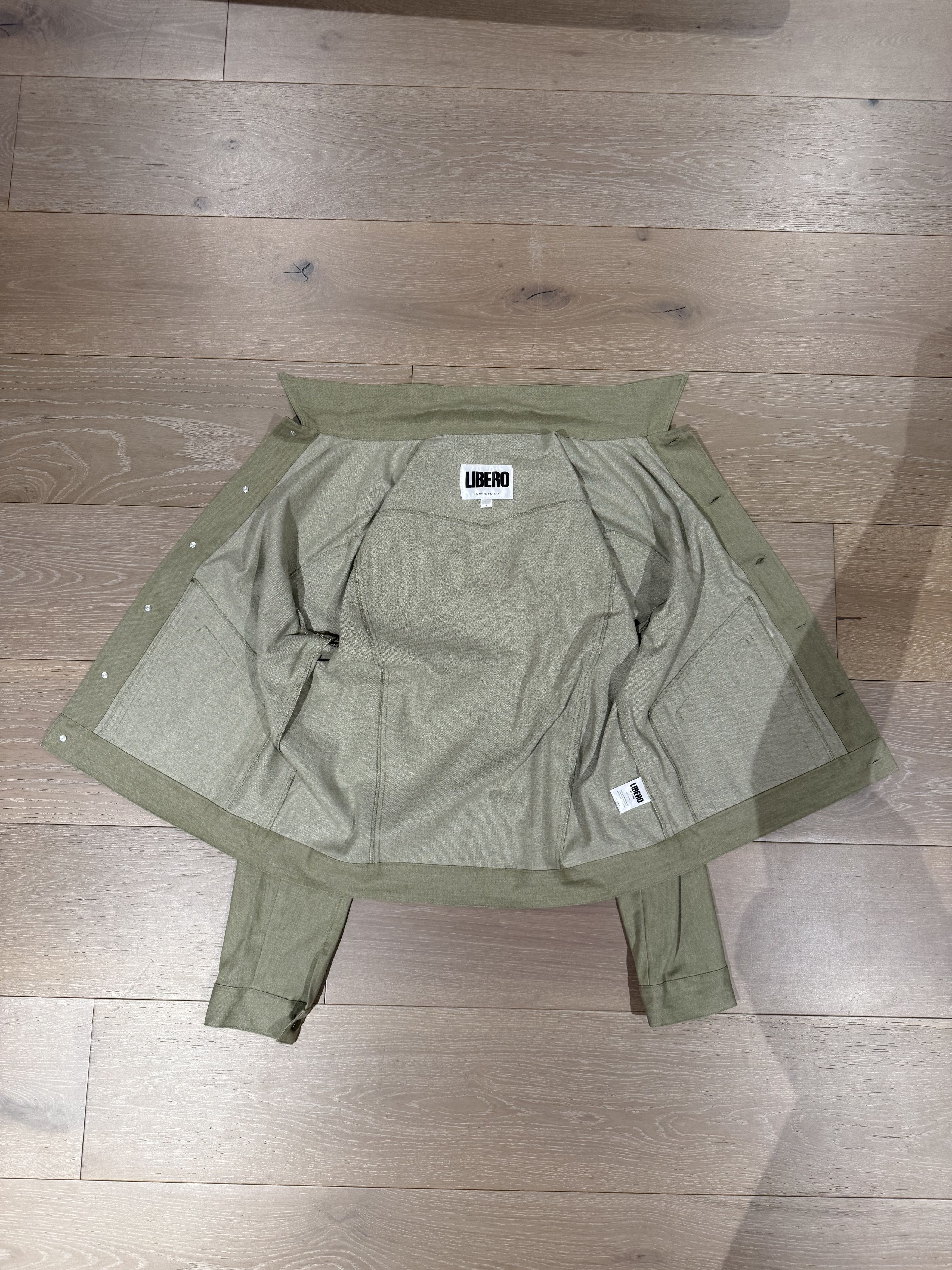 Libero 💚 Libero Pistachio Denim Jacket Large NEW Size US L / EU 52-54 / 3 - 10 Thumbnail