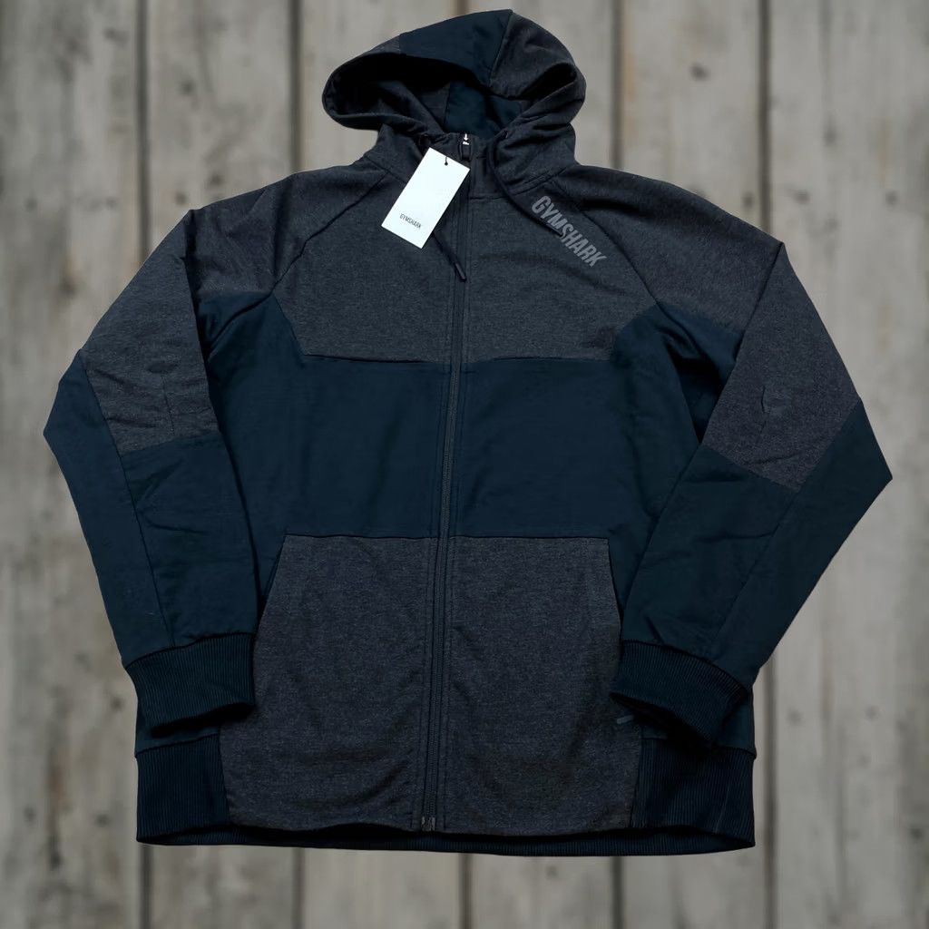 Gymshark Gymshark Onyx V3 Compression Hoodie Black Onyx ✓DAVID