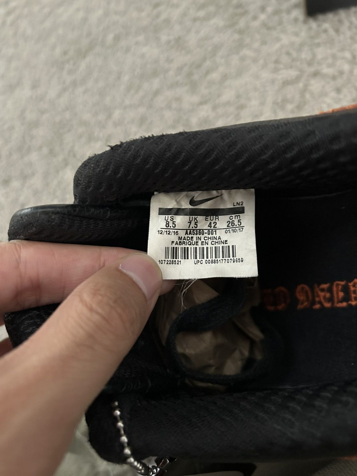 Vlone X NikeLab Air Force 1 ‘Vlone’ Size 8.5