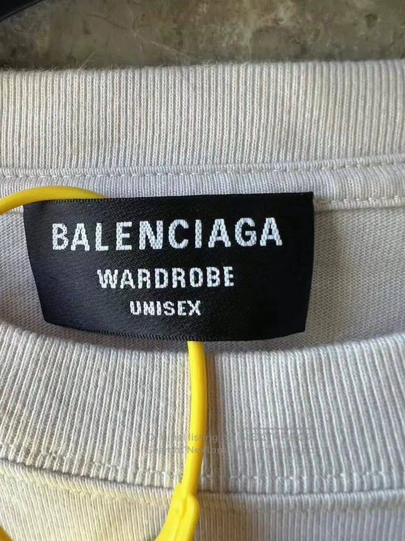 Balenciaga Balenciaga Off-white front and back logo short-sleeved T-s Size US XS / EU 42 / 0 - 3 Thumbnail