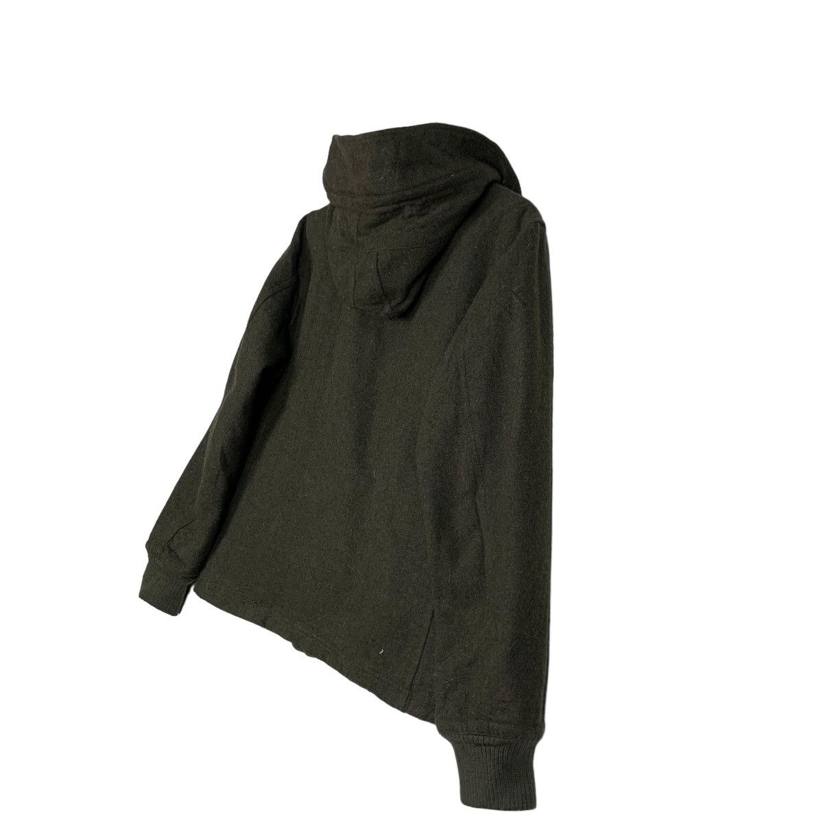 Beams Plus BEAMS Wool Olive Green Hoodie Jacket #0062-C4 Size US L / EU 52-54 / 3 - 10 Thumbnail