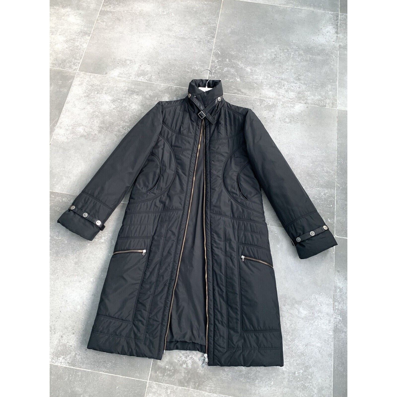 Versace Jeans Couture Women's VERSACE Medusa LEATHER TRIM Long Parka Jacket Coat M Size M / US 6-8 / IT 42-44 - 1 Thumbnail