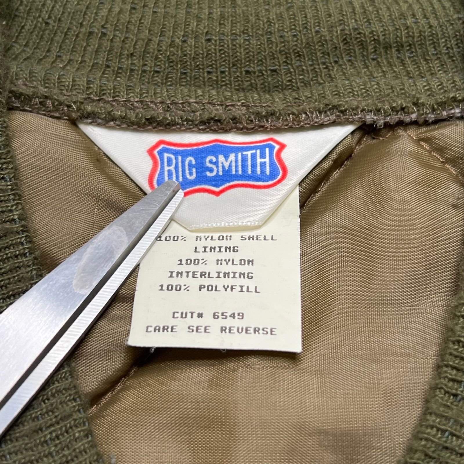 Vintage Vintage 90s Big Smith Vest Men XL Black Quilted Full Zip Size US XL / EU 56 / 4 - 3 Thumbnail