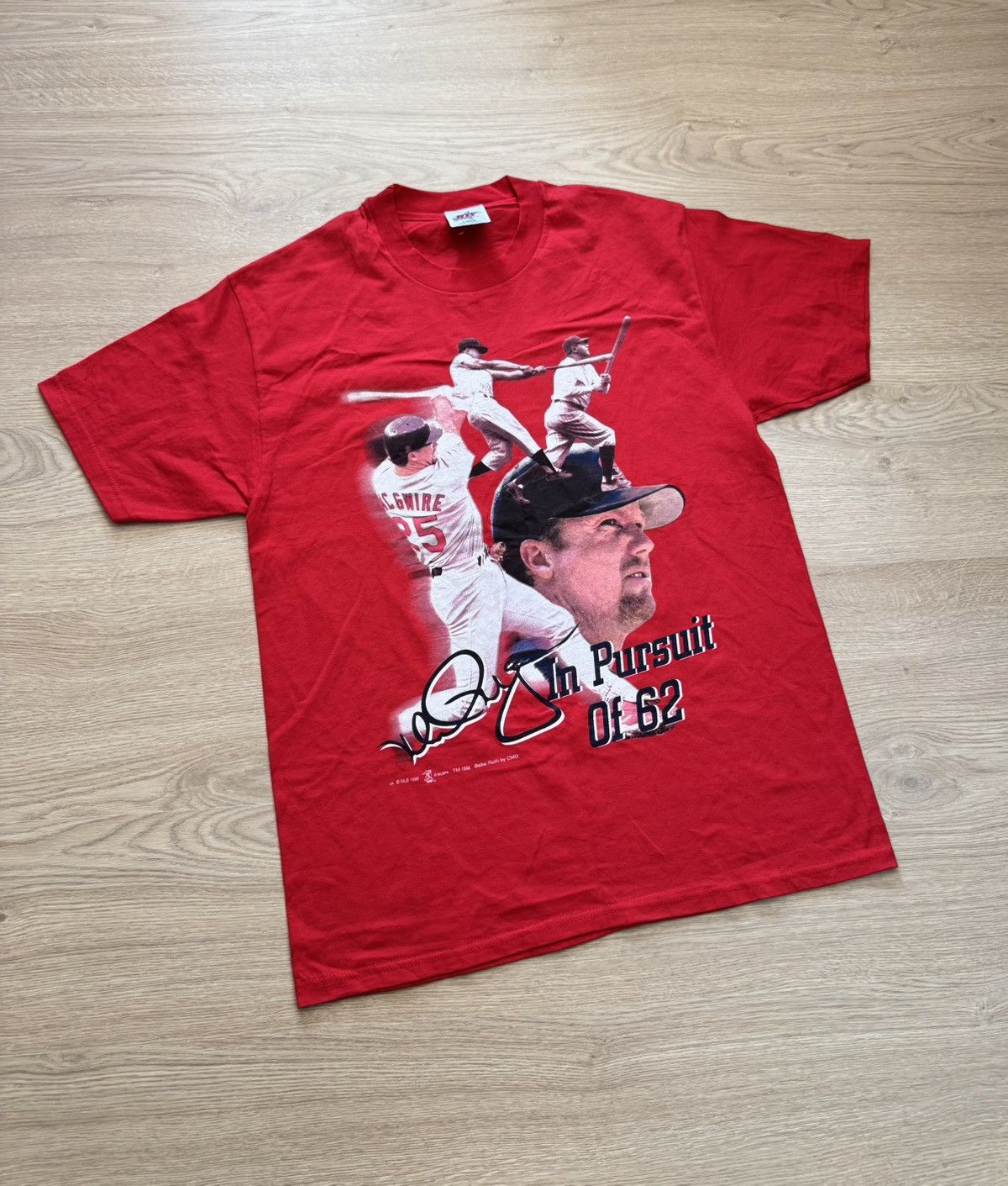 MLB Vintage 00’s McGwire #25 MLB Baseball T-Shirt Size US L / EU 52-54 / 3 - 1 Thumbnail