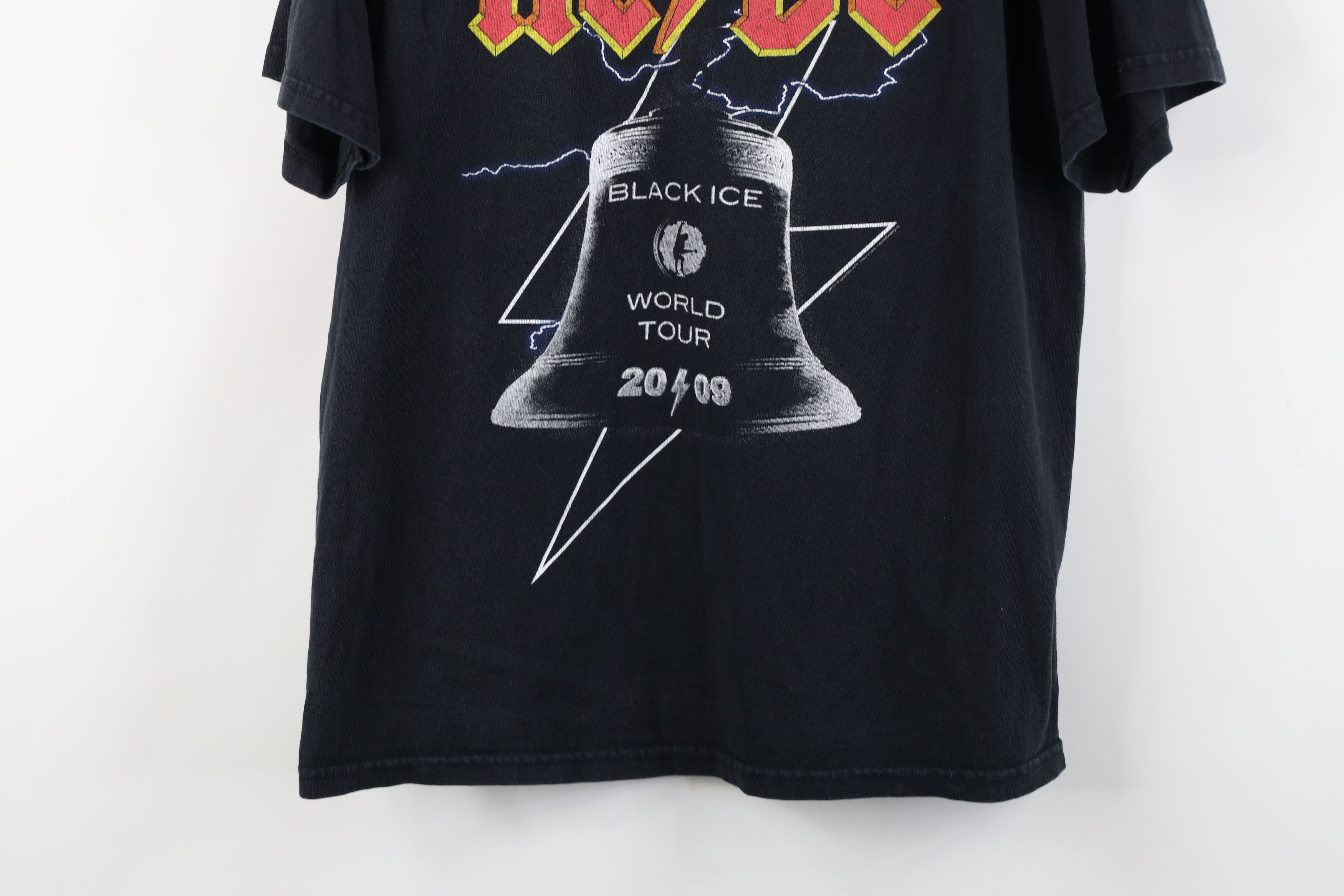 Vintage Vintage Y2K 2009 Ice World Tour ACDC Band T-Shirt Black Size US M / EU 48-50 / 2 - 3 Thumbnail