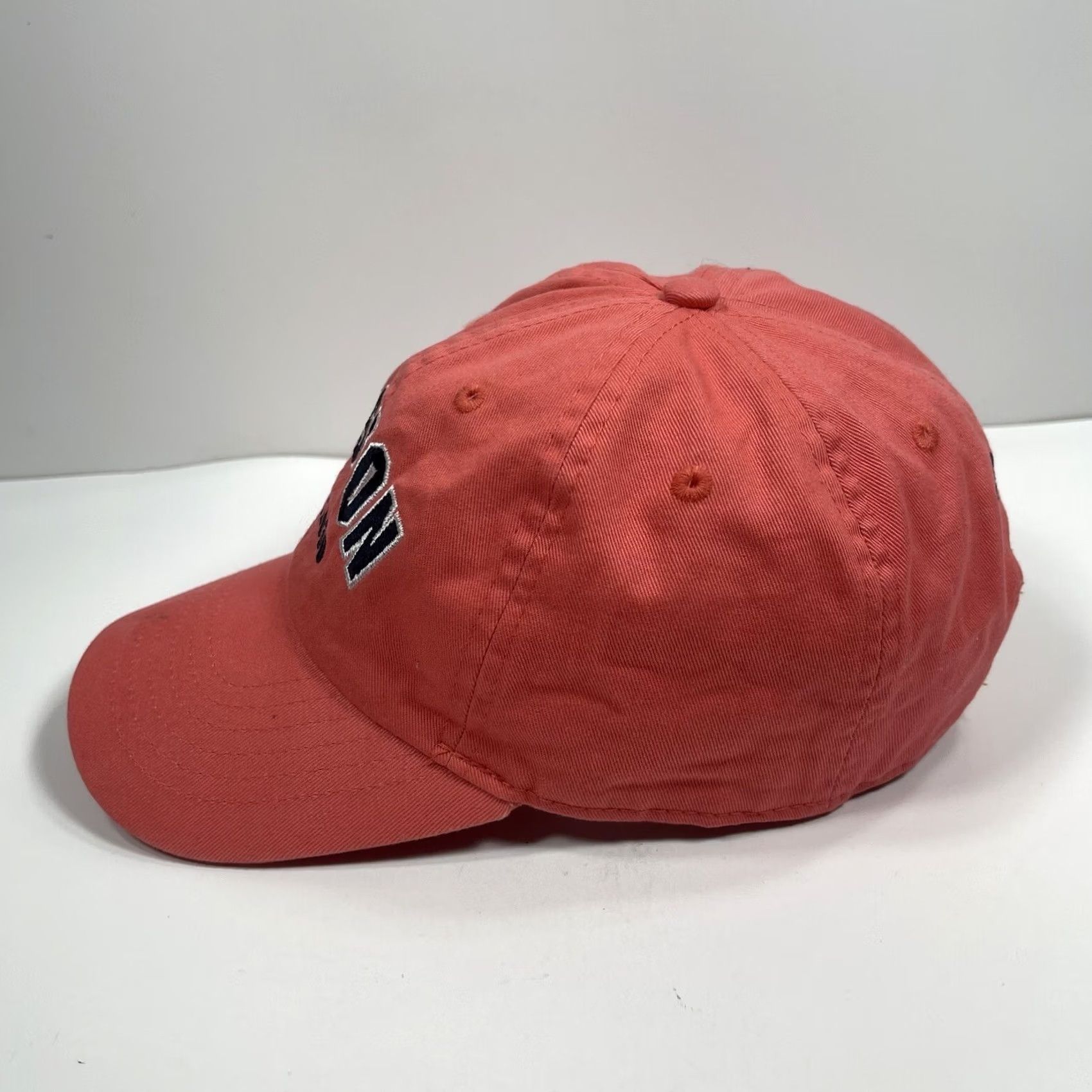 Vintage VINTAGE Bay State Apparel Hat Women’s Orange Adjustable StrapBack Baseball Cap Boston Size ONE SIZE - 4 Thumbnail