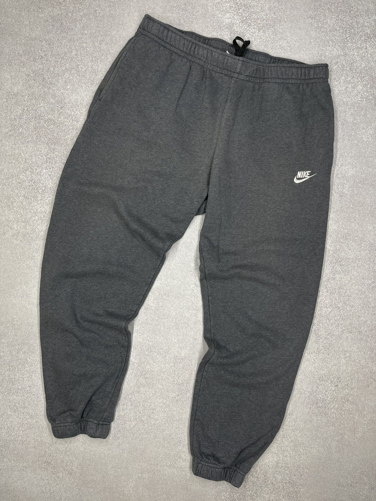 Mens Nike Basic Grey Sweatpants Small Logo Swoosh Drill ACG