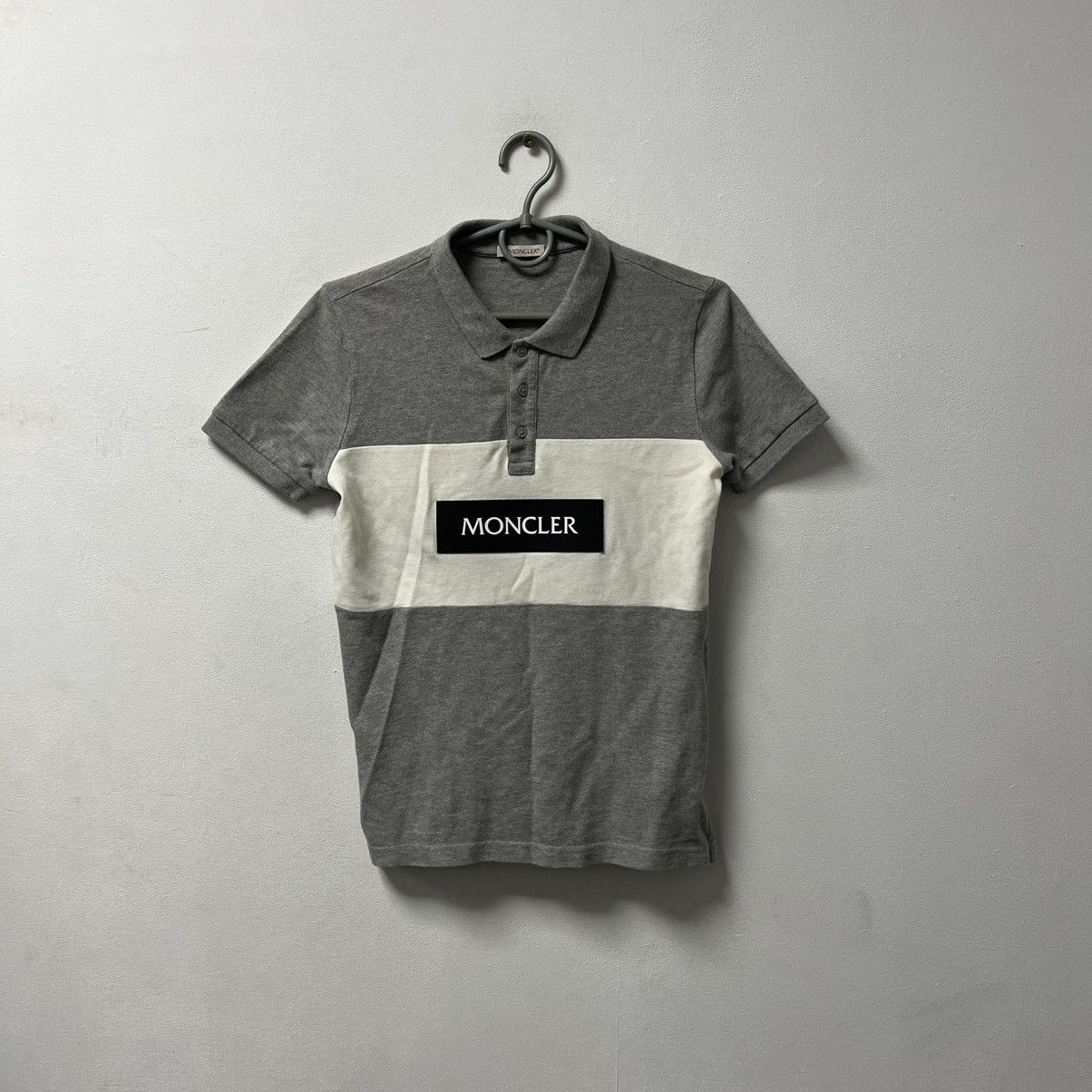 Moncler Moncler Polo T-shirt Big Logo Size US XS / EU 42 / 0 - 1 Thumbnail