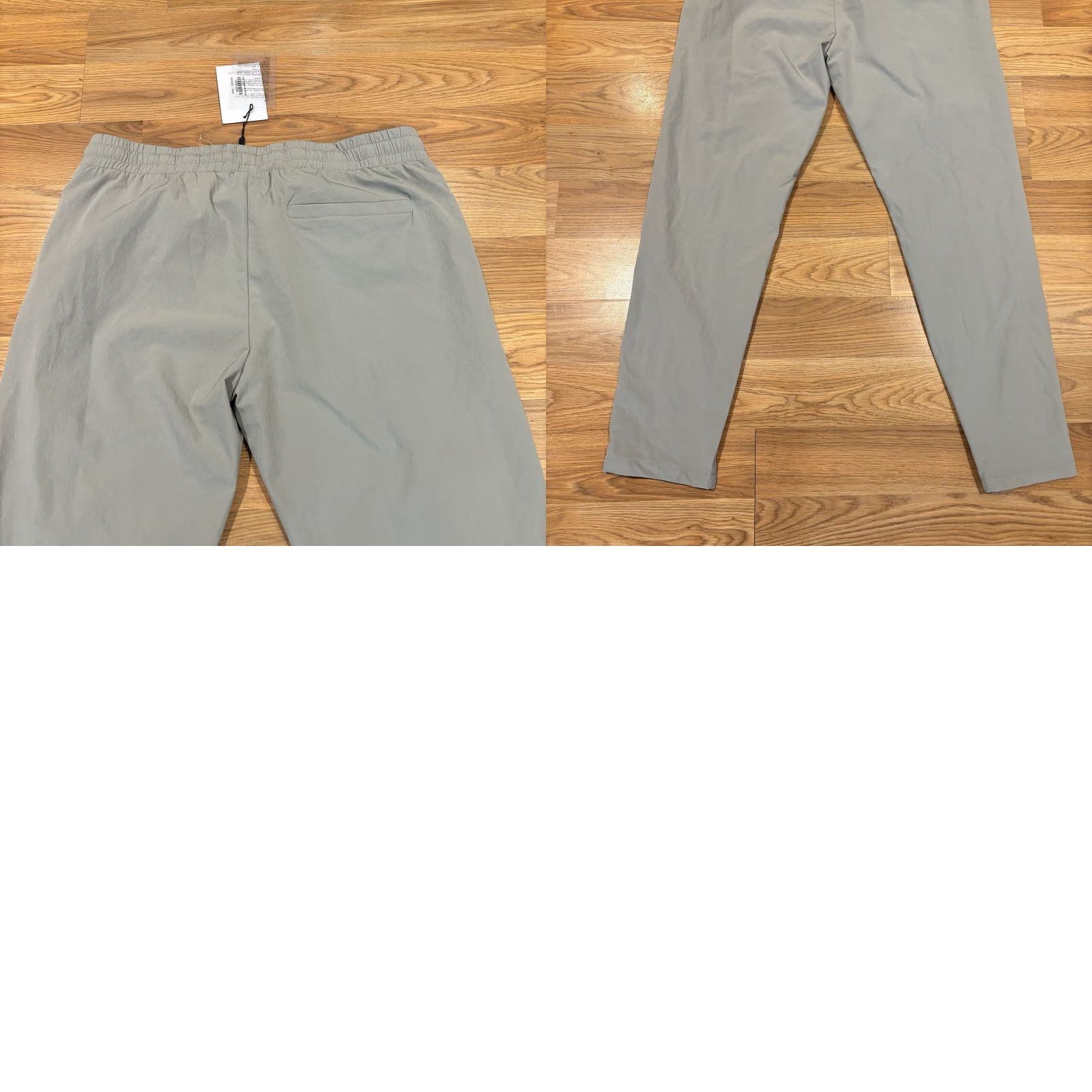 Vintage Arne Luxe Stone Gray Women’s Size Large Straight Leg Trousers New With Tags Size 36" / US 14 / IT 50 - 8 Thumbnail