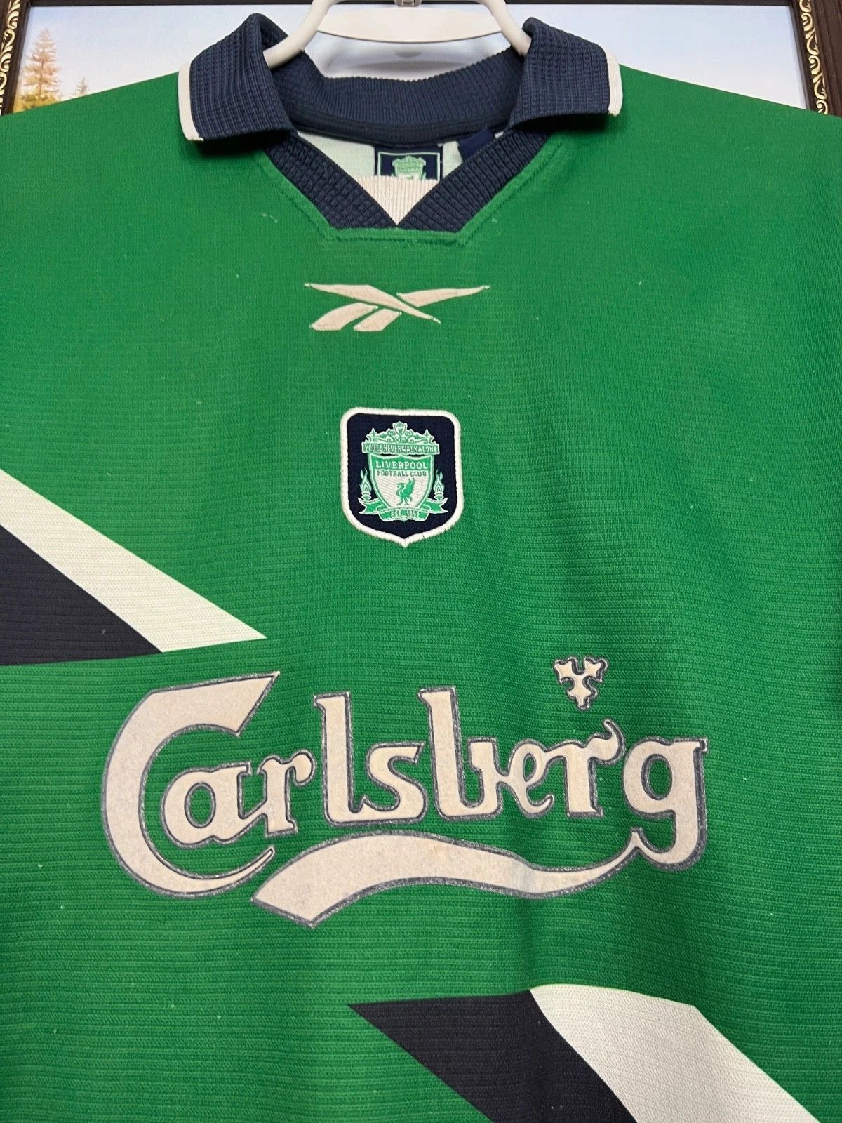 Reebok Liverpool football shirt Soccer Reebok Jersey #1 Trikot Size US XXS / EU 40 - 3 Thumbnail