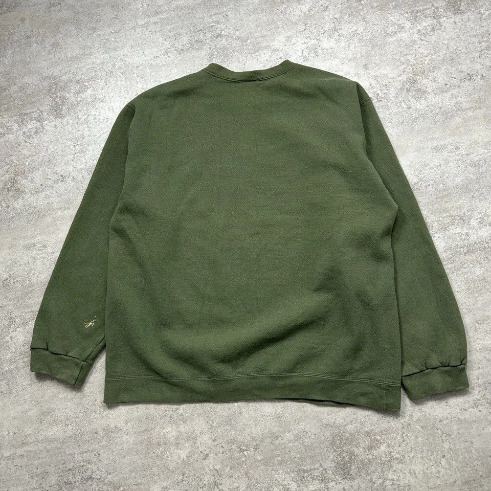 Nike × Vintage SWOOSH CREWNECK SWEATSHIRT EMBROIDERED XL MADE IN USA Size US XL / EU 56 / 4 - 5 Thumbnail