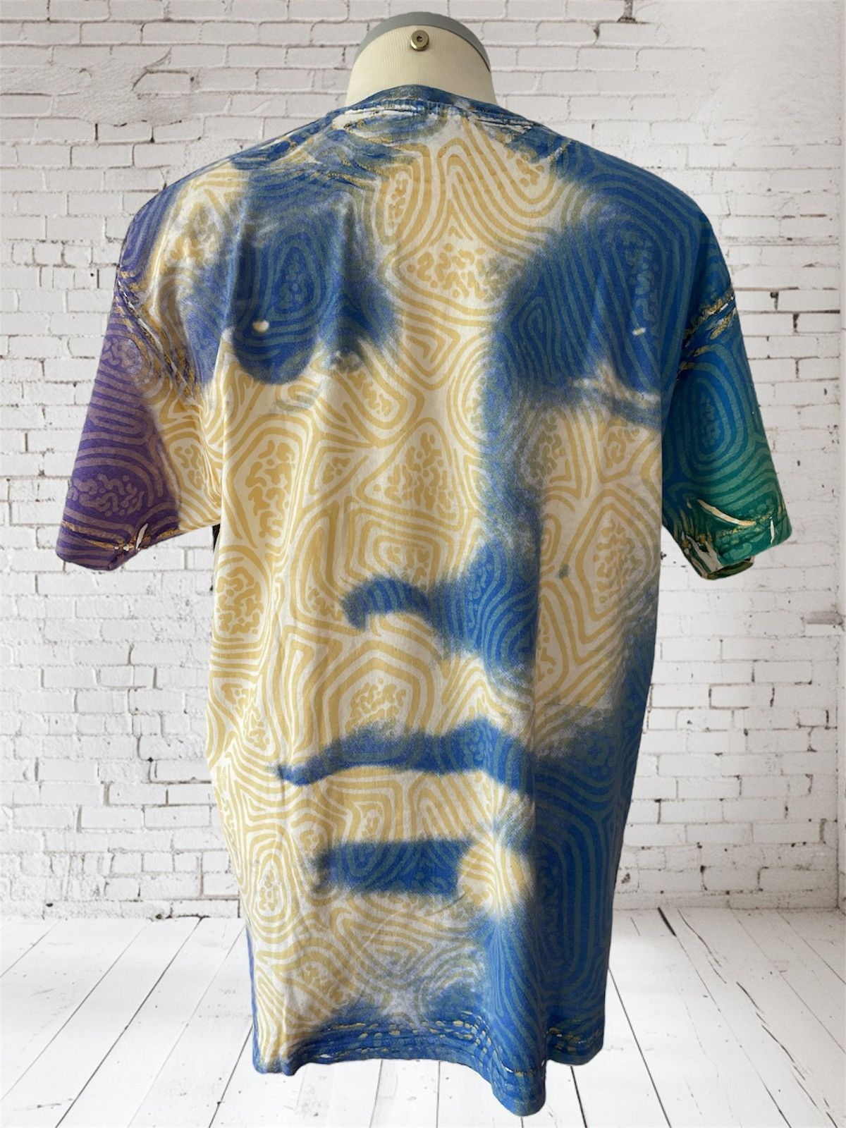 Hanes Vintage The Doors T-Shirt, AOP On White Base, Early 1990s Size US XL / EU 56 / 4 - 5 Thumbnail