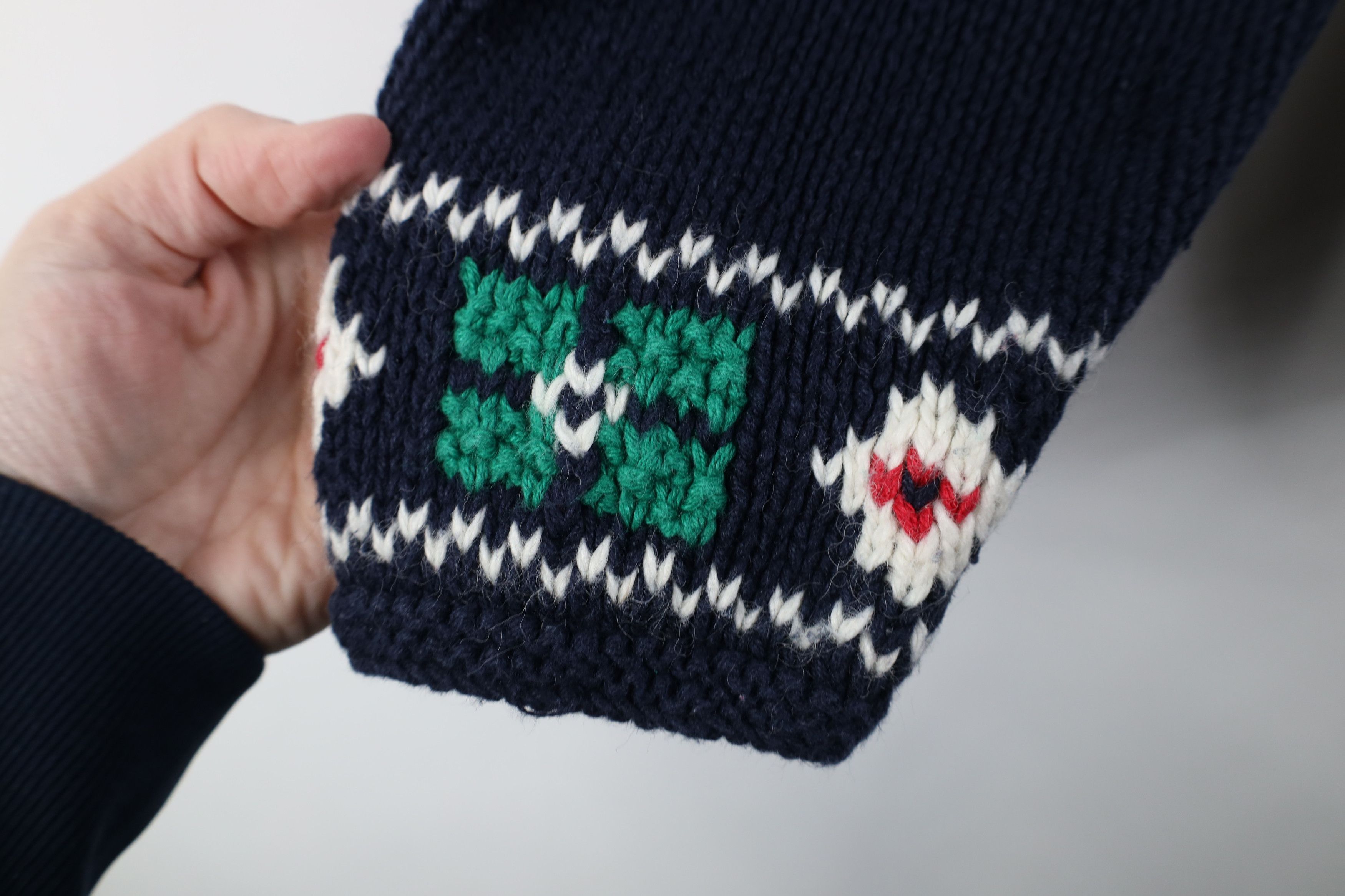 Vintage Vintage 90s Streetwear Cable Knit Fair Isle Ski Sweater Size S / US 4 / IT 40 - 7 Thumbnail