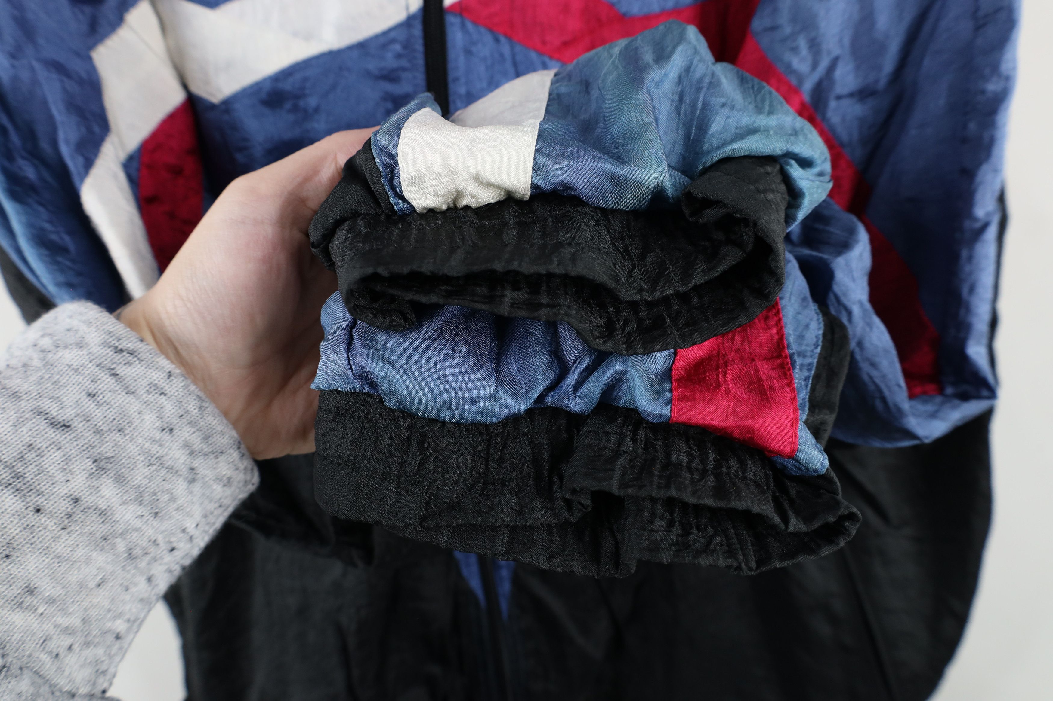 Pierre Cardin × Vintage Vintage 90s Pierre Cardin Block Lined Windbreaker Jacket Size US L / EU 52-54 / 3 - 7 Thumbnail